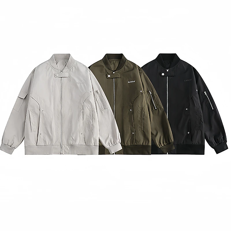 Men's Stylish Jacket with Pocket Decoration, Perfect for Outdoor Travel and Baseball, Loose-Fitting, Skin-Friendly Fabric
Men's Stylish Jacket with Pocket Decoration, Perfect for Outdoor Travel and Baseball, Loose-Fitting, Skin-Friendly Fabric