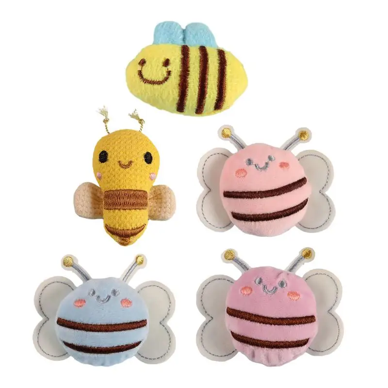 

Animal Pin Lapel Brooches Plush Corsage Bee Pins Decorative Bee Brooches Lapel Badges For Scarves Clothing Jackets Schoolbags