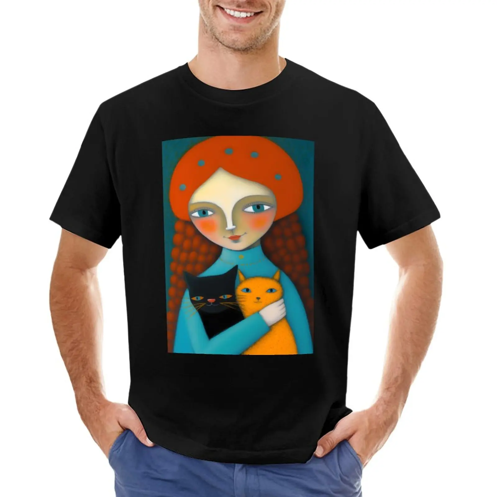 A Girl and Her Cat T-Shirt t shirt man sports fan t-shirts t shirts for men graphic
A Girl and Her Cat T-Shirt t shirt man sports fan t-shirts t shirts for men graphic