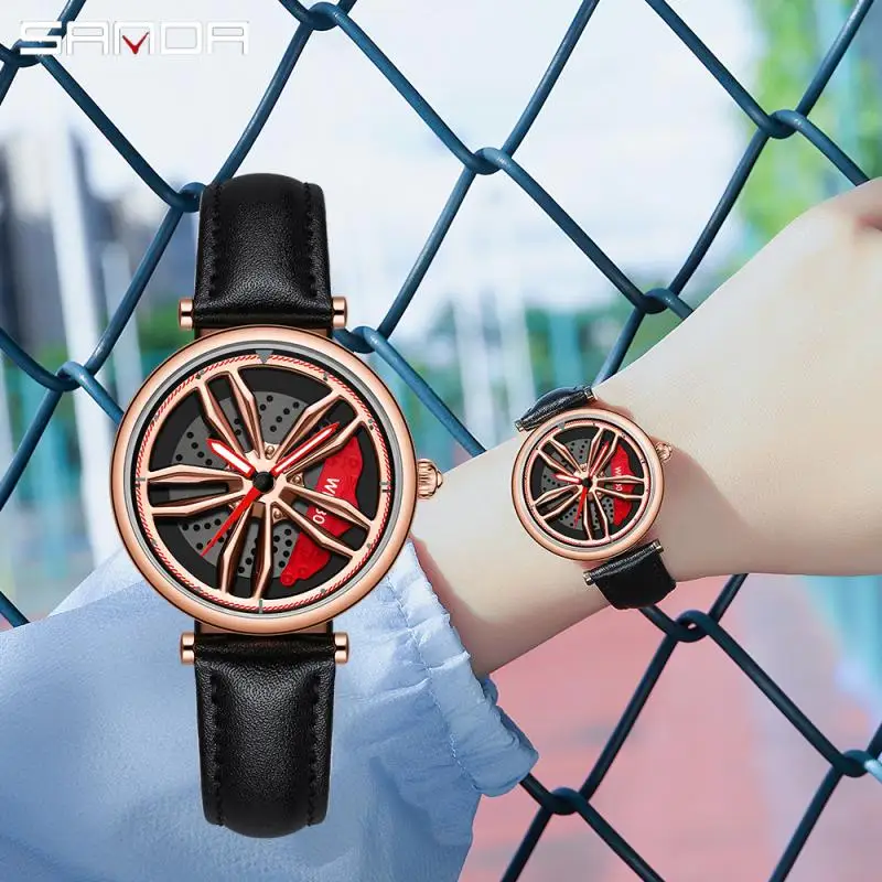 SANDA Women Luxury Watches Sports Car Watches Waterproof Sport Rim Hub Wheel Wristwatch Car Quartz Men's Watches Relgio
SANDA Women Luxury Watches Sports Car Watches Waterproof Sport Rim Hub Wheel Wristwatch Car Quartz Men's Watches Relgio