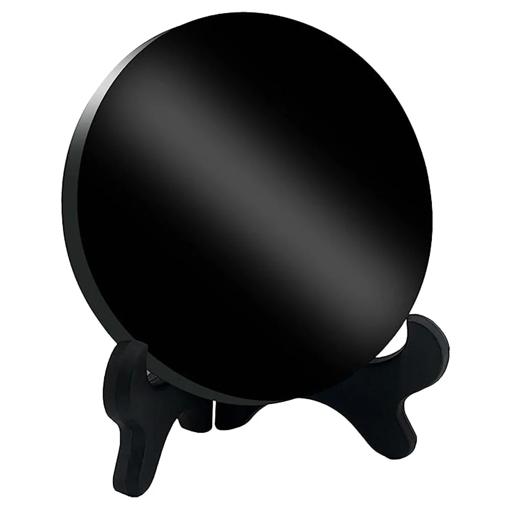 Obsidian Disk Ornament Divination Mirror Meditation Home Office Feng Shui Decoration for Bedroom 6cm Decore 
Obsidian Disk Ornament Divination Mirror Meditation Home Office Feng Shui Decoration for Bedroom 6cm Decore