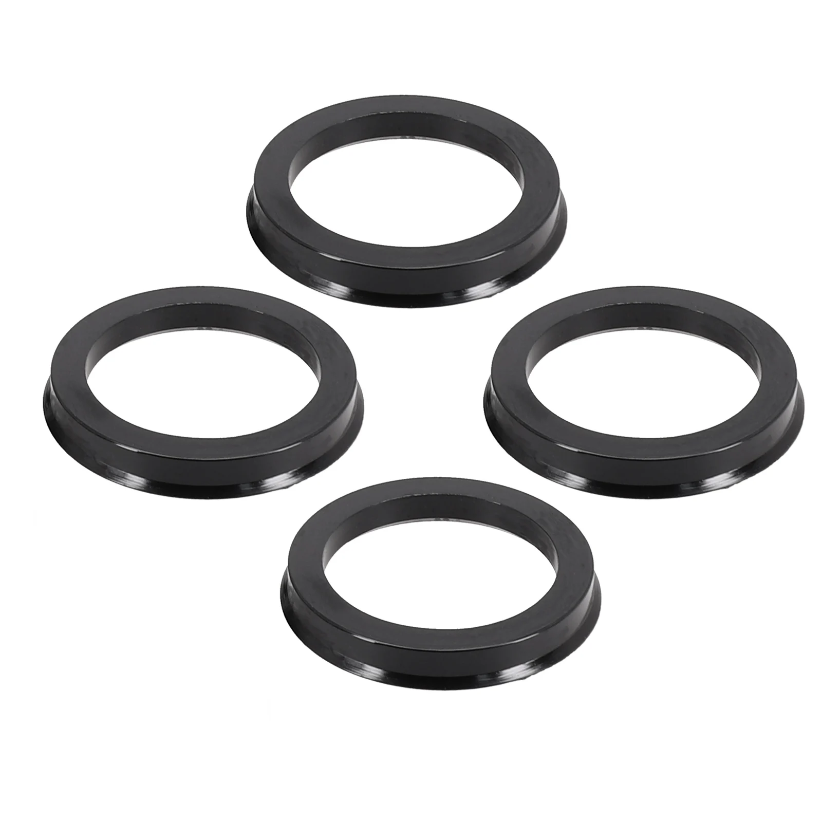 

Auto Parts Hub Centric Rings 4 Pieces 73.1mm & 56.1mm &10mm Aluminum Black Car Accessories For Mini R50/R53 01-06