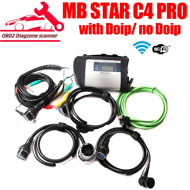 

A+++ Mb Star C4 Obd2 Scanner Auto Diagnostic Tool MB Star C4 Diagnosis Function Support OBD Wifi With Doip For Mercede-s B-enz