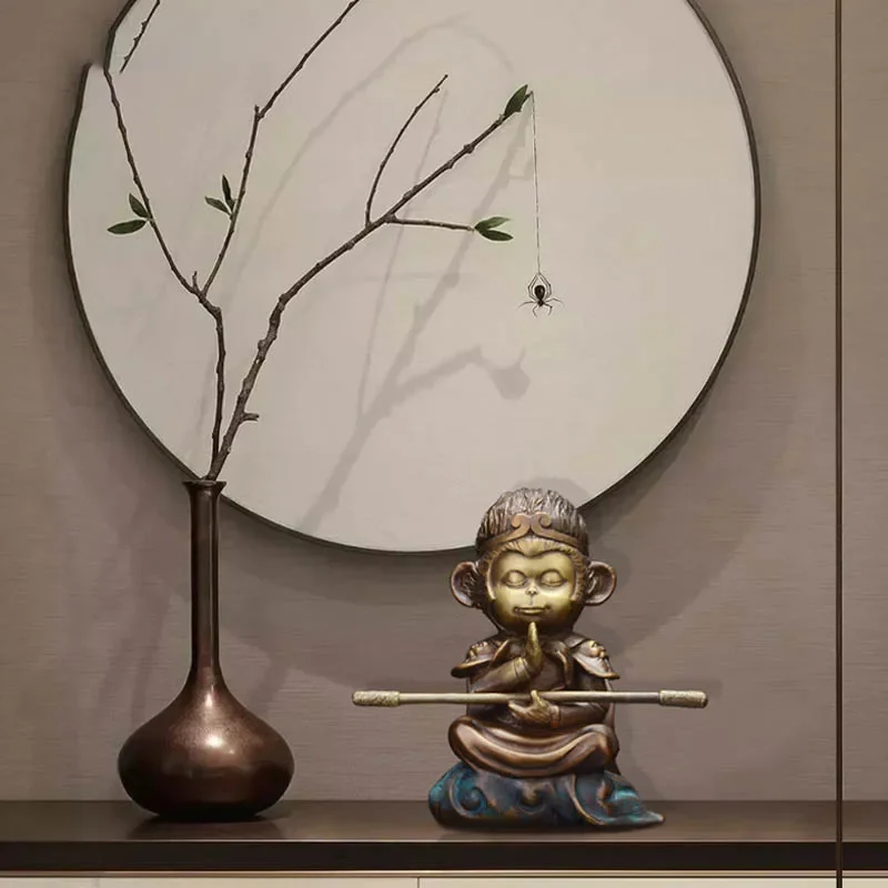 Master Yang Copper Qi Tian Da Sheng Return Sun Wukong Brass Wukong Car Decoration Home Decoration New Chinese Style
Master Yang Copper Qi Tian Da Sheng Return Sun Wukong Brass Wukong Car Decoration Home Decoration New Chinese Style