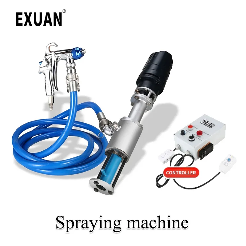 

220V Brushless Motor Multifunctional Portable Real Stone Spraying Machine Putty Coating Device High Pressure Wall Paint Sprayer