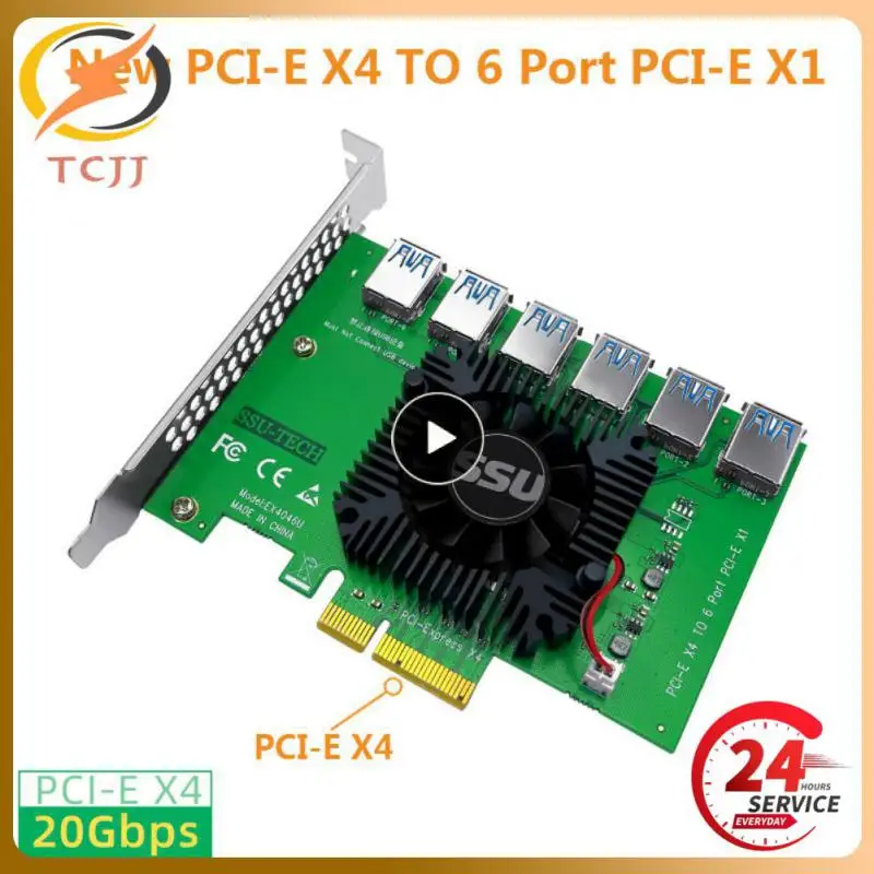 Pci-e слот-адаптер питания для майнинга Btc, 6-портовая карта расширения USB 3,0 для майнинга Btc, удобная Pci-e 4x
Pci-e слот-адаптер питания для майнинга Btc, 6-портовая карта расширения USB 3,0 для майнинга Btc, удобная Pci-e 4x