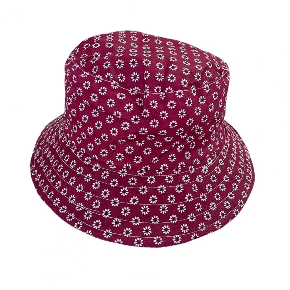 

Floral Fisherman Hat Stylish Floral Print Sunscreen Bucket Hat with Brim for Women Anti-uv Outdoor Fisherman Hat with for Sun