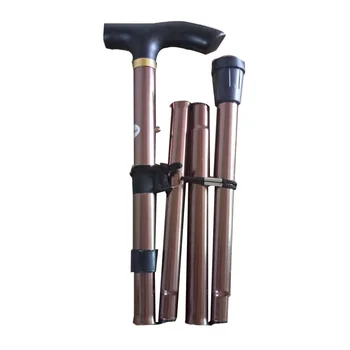 알루미늄 합금 접이식 지팡이 목발 지팡이, 노인용 워킹 스틱, 하이킹 트레킹 폴