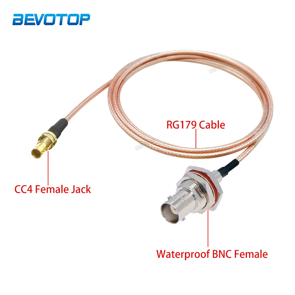 1Pcs RG179 75 Ohm DIN 1.0/2.3 Mini CC4 Female Jack to Waterproof BNC Jack Pigtail HD SDI Cable for Blackmagic HyperDeck Shuttle
1Pcs RG179 75 Ohm DIN 1.0/2.3 Mini CC4 Female Jack to Waterproof BNC Jack Pigtail HD SDI Cable for Blackmagic HyperDeck Shuttle