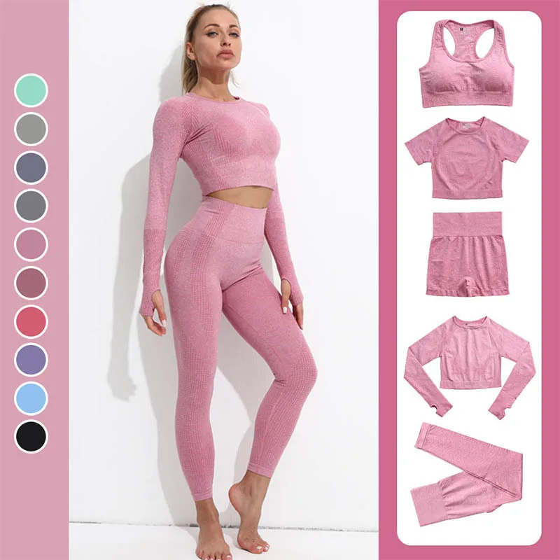 Sports Fitness Suit Autumn and Winter Seamless Yoga Suit Quick Drying Long Sleeve Yoga Suit Combination Suit
Sports Fitness Suit Autumn and Winter Seamless Yoga Suit Quick Drying Long Sleeve Yoga Suit Combination Suit