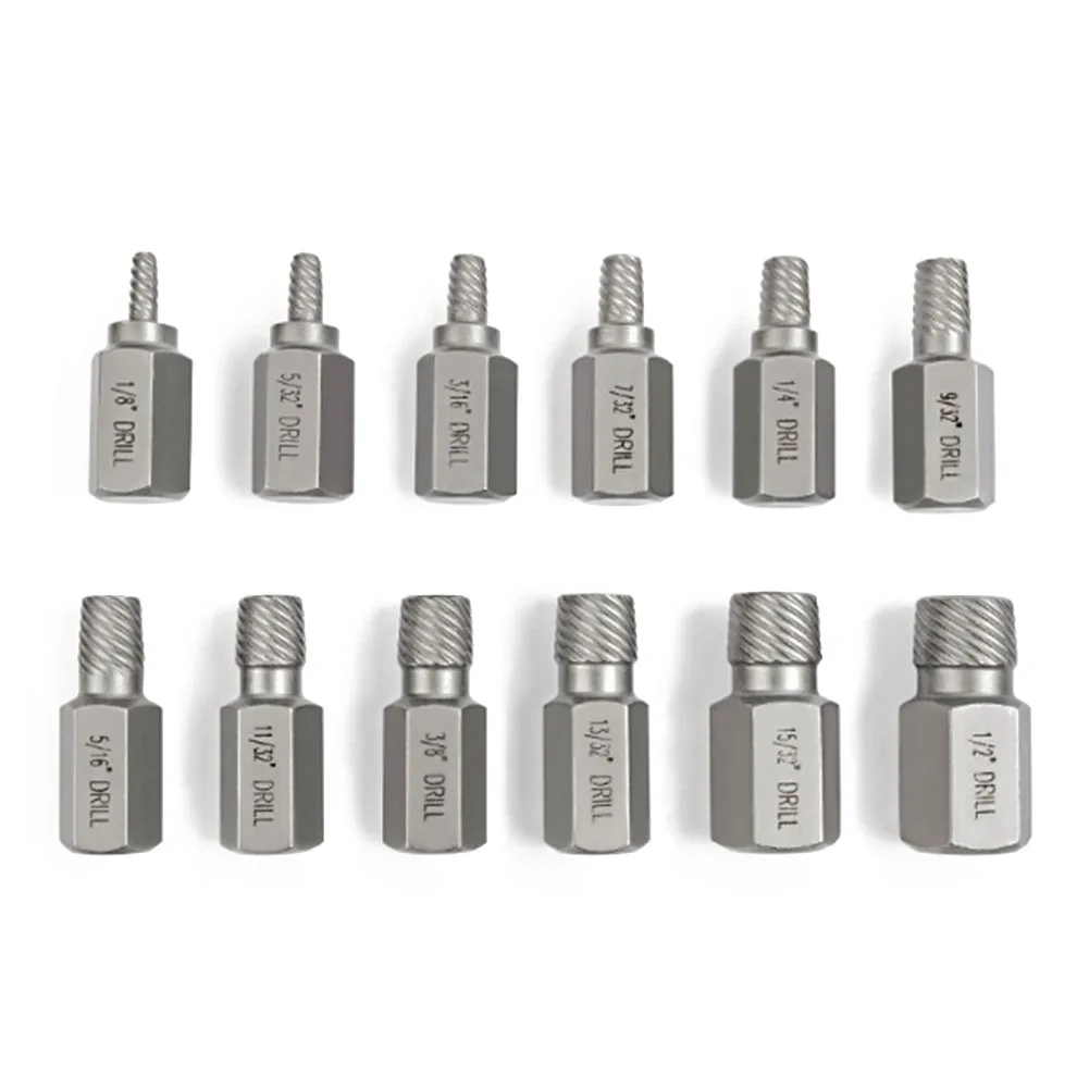 Efficient Screw Removal 23pcs Bolt Extractor Set for Sliding Teeth and Broken Bolts Suitable for Various Applications
Efficient Screw Removal 23pcs Bolt Extractor Set for Sliding Teeth and Broken Bolts Suitable for Various Applications