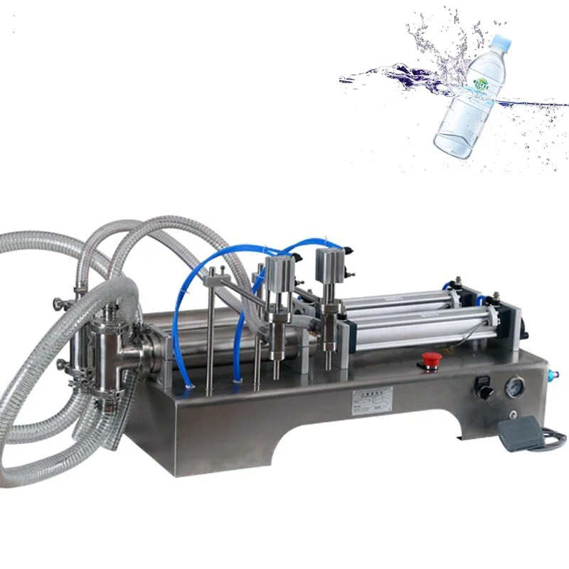 Two Heads Liquid Filling Machine Pneumatic Cylinder Pushes Piston Glass Bottle Filling Machines
Two Heads Liquid Filling Machine Pneumatic Cylinder Pushes Piston Glass Bottle Filling Machines