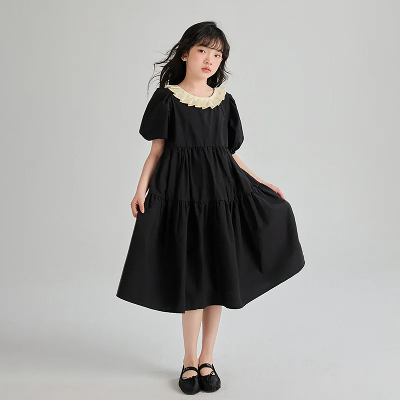 Elegant Party Girl Dresses Girls 10 to 14 Years Teenagers Summer Black Long Dress Kids Eid Clothes
Elegant Party Girl Dresses Girls 10 to 14 Years Teenagers Summer Black Long Dress Kids Eid Clothes