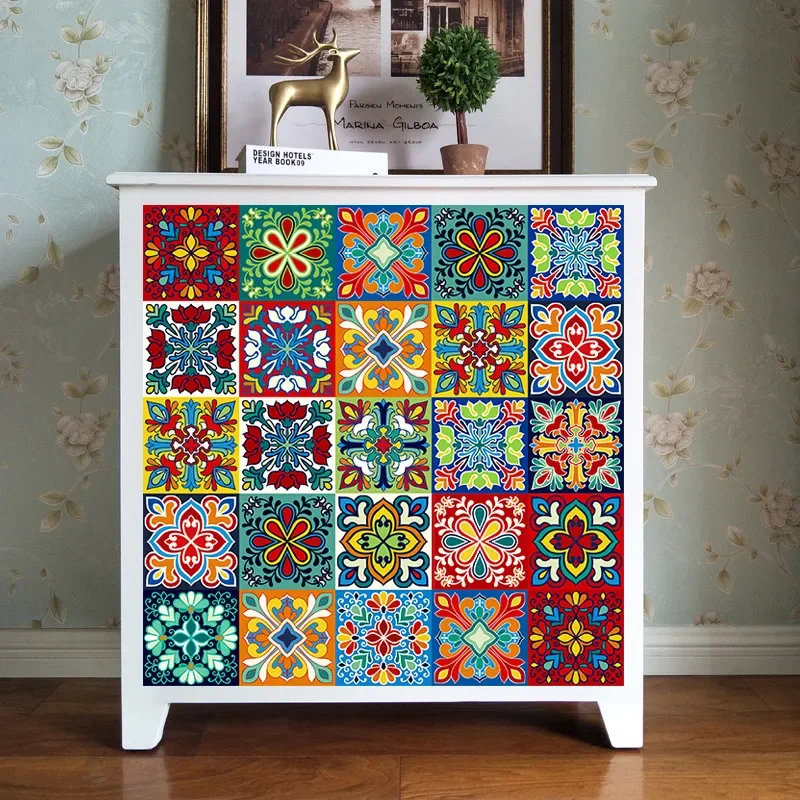 Colorful Pattern Ceramic Tiles Wall Sticker Tables Bathroom Kitchen Home Decor Wall Decals Waterproof Peel & Stick PVC Art Mural
Colorful Pattern Ceramic Tiles Wall Sticker Tables Bathroom Kitchen Home Decor Wall Decals Waterproof Peel & Stick PVC Art Mural