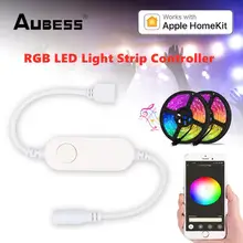 Aubess WiFi Smart RGB LED Light Strip Controller For Homekit Wireless WiFi Light Controllers Led Strip Magical Home Automation
Aubess WiFi Smart RGB LED Light Strip Controller For Homekit Wireless WiFi Light Controllers Led Strip Magical Home Automation