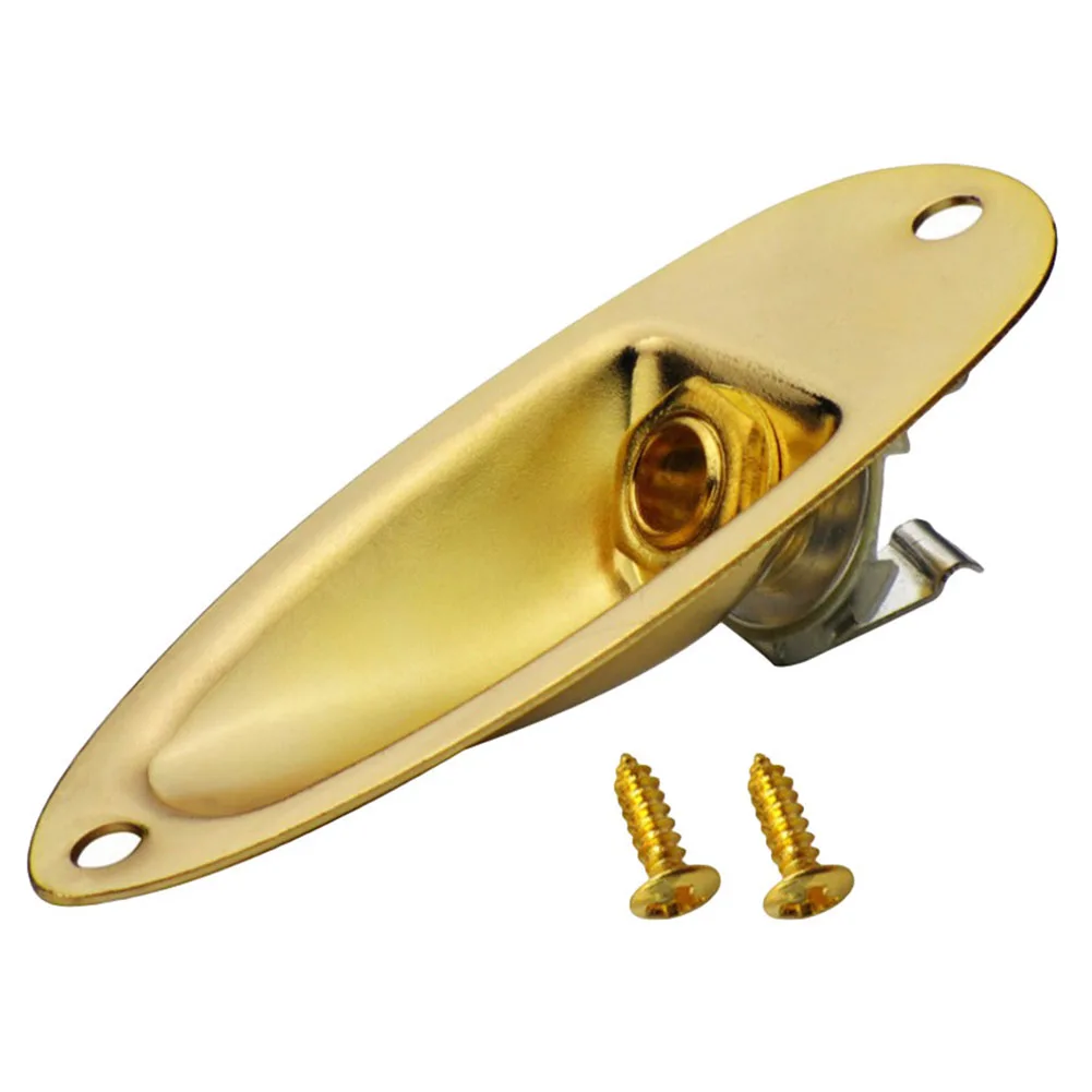 Guitar Parts Jack Socket With Screws Accessories Boat Shaped Electric Guitar FD Socket For Strat Style Jack Plate
Guitar Parts Jack Socket With Screws Accessories Boat Shaped Electric Guitar FD Socket For Strat Style Jack Plate
