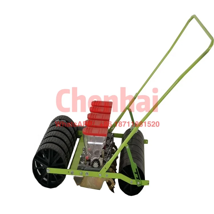 

5 Rows Seeder Hand Push Vegetable Planter Seeds Planting Machine