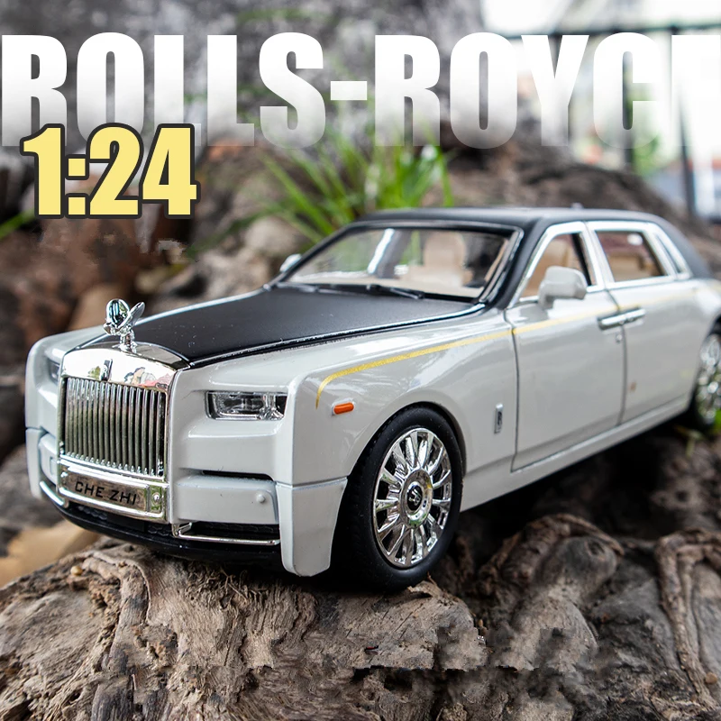 Фото Роскошная модель автомобиля Rolls-Royce Phantom из сплава 1:24 литой металлический