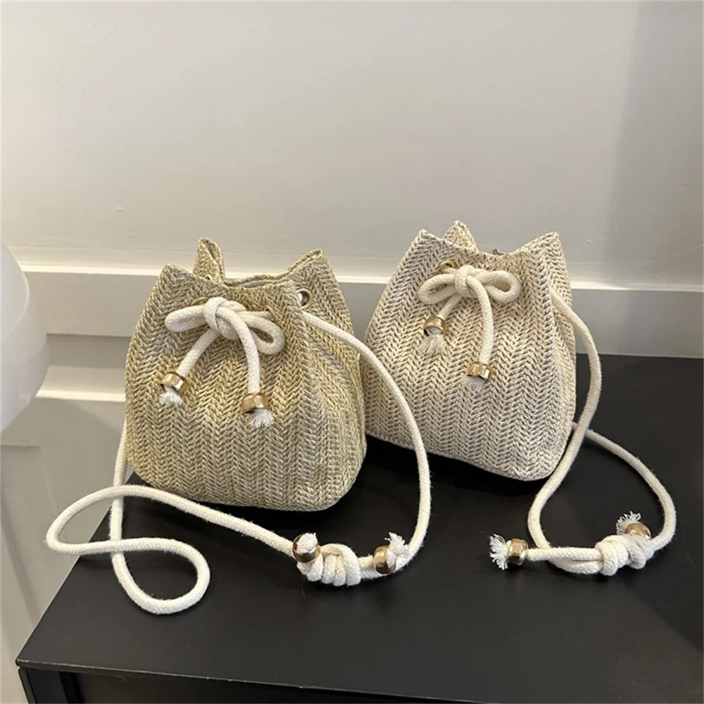 Summer Straw Crossbody Bag Ladies Beach Holiday Woven Totes Casual Bucket Bag Women Shoulder Handbags Female Purse Shopping Bags
Summer Straw Crossbody Bag Ladies Beach Holiday Woven Totes Casual Bucket Bag Women Shoulder Handbags Female Purse Shopping Bags