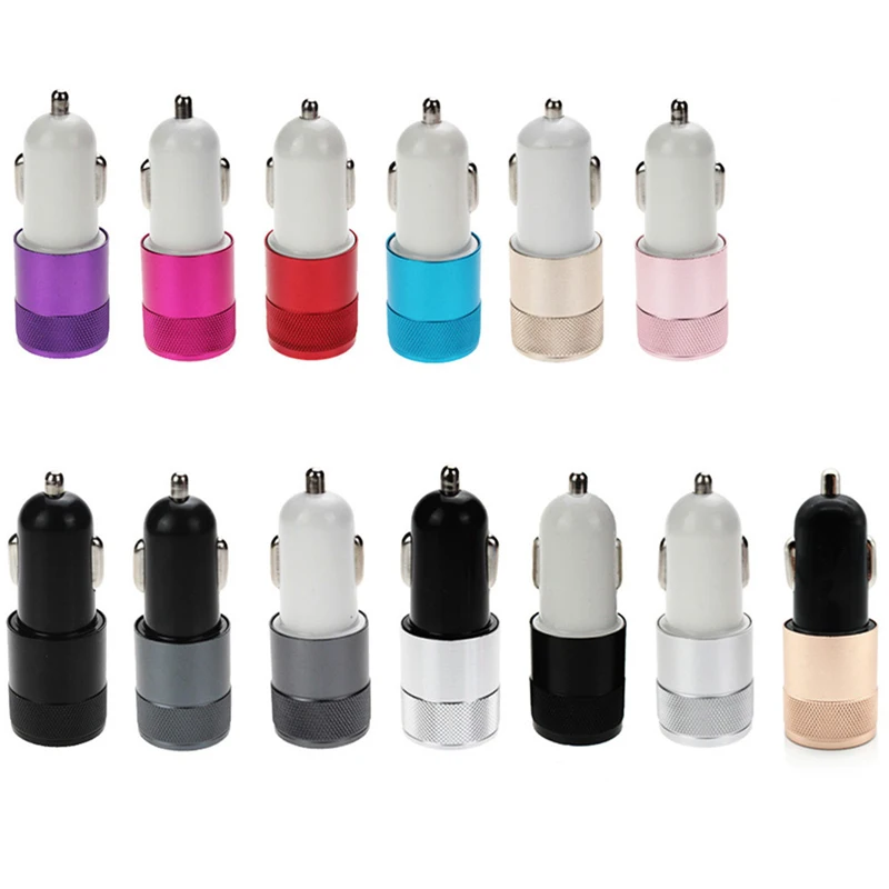 2 Ports Glowing Double USB Car Charger Charging Metal Flat Mobile Phone Universal Charging 2.1V Small Steel Cannon Car Charger
2 Ports Glowing Double USB Car Charger Charging Metal Flat Mobile Phone Universal Charging 2.1V Small Steel Cannon Car Charger