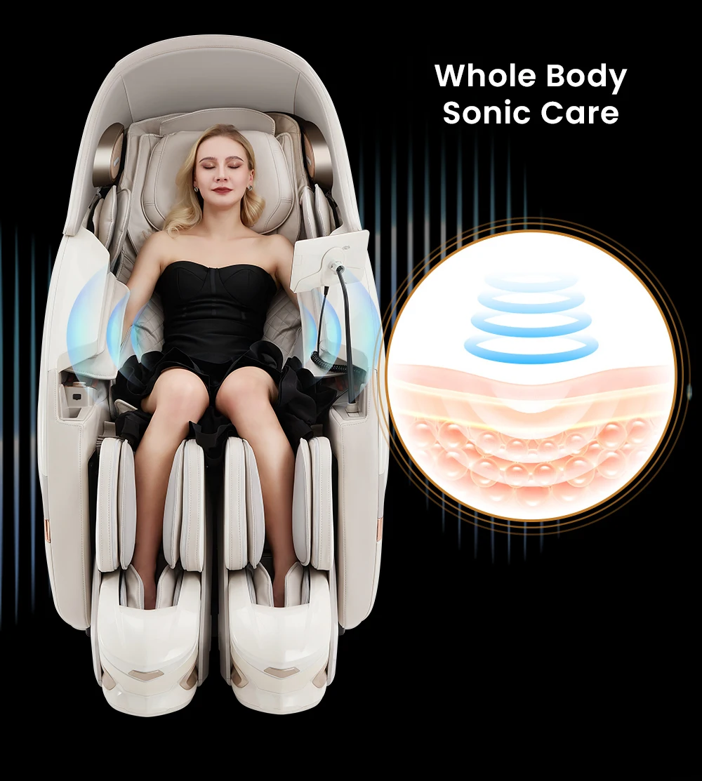 Innovative Sleep Hood zero Gravity Back Therapy 5d Massage Chair MS-131Robot