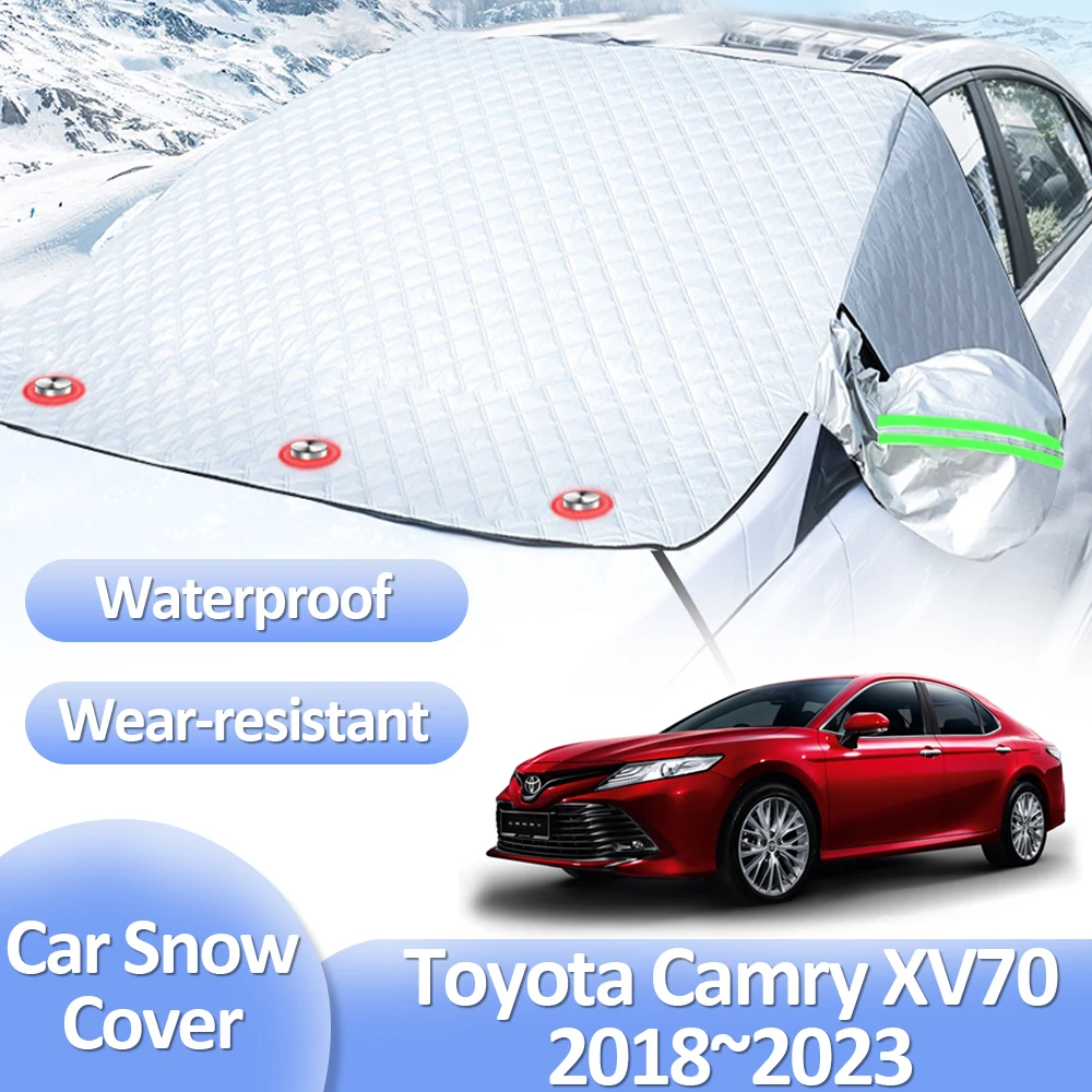 Автомобильный Снежный чехол для Toyota Camry XV70 Altis 2018 ~ 2023 2019 2020 2021 2022, защита от льда, лобовое стекло, солнцезащитный козырек, противоморозный внешний автомобильный аксессуар
Автомобильный Снежный чехол для Toyota Camry XV70 Altis 2018 ~ 2023 2019 2020 2021 2022, защита от льда, лобовое стекло, солнцезащитный козырек, противоморозный внешний автомобильный аксессуар