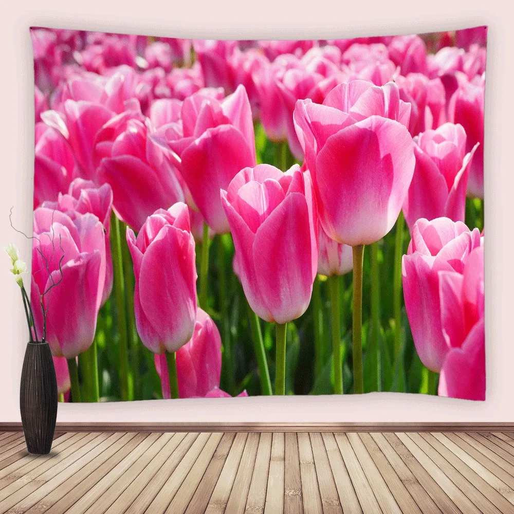 Pink Tulip Floral Tapestry Flowers Field Botanical Spring Natural Scenery Tapestry University Dorm Decor Blanket Wall Art Home
Pink Tulip Floral Tapestry Flowers Field Botanical Spring Natural Scenery Tapestry University Dorm Decor Blanket Wall Art Home
