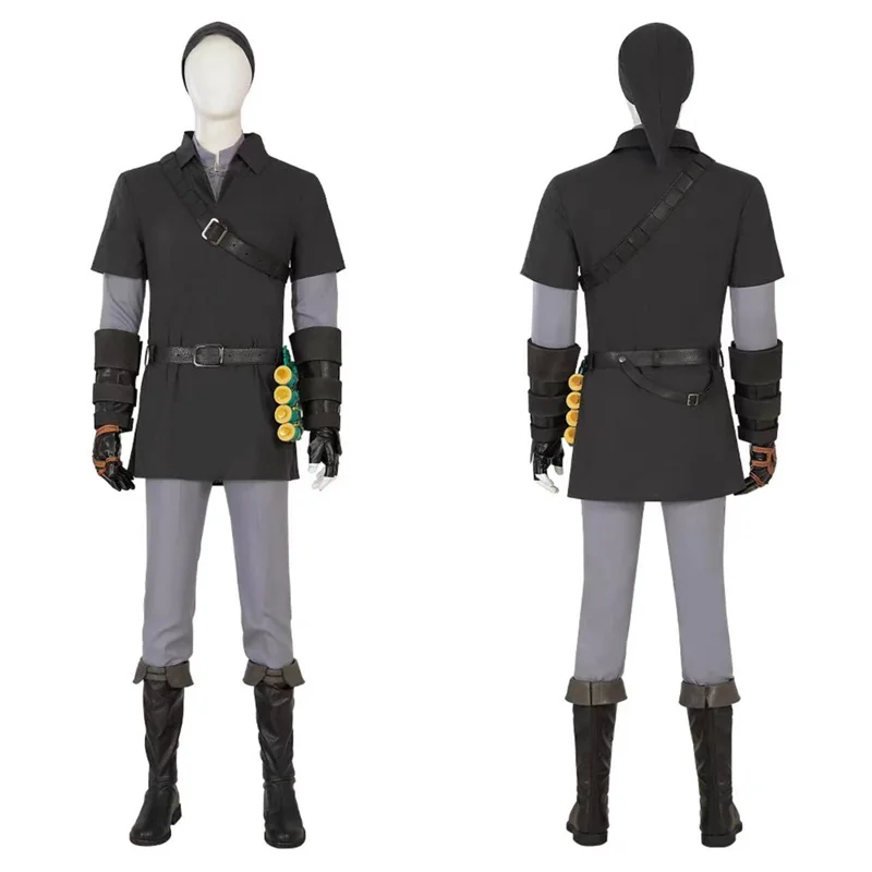 Game Tears Of The Kingdom Evil Link Cosplay Costume Black Outfit Masquerade With Hat Halloween Party Suit
Game Tears Of The Kingdom Evil Link Cosplay Costume Black Outfit Masquerade With Hat Halloween Party Suit