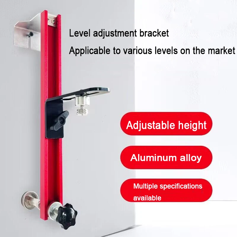 

Wall Mount Bracket Ceilin Mount Line Laser Adapter Positioning Holder Adjustab Lifting Lowering Rocker Universal Laser Level