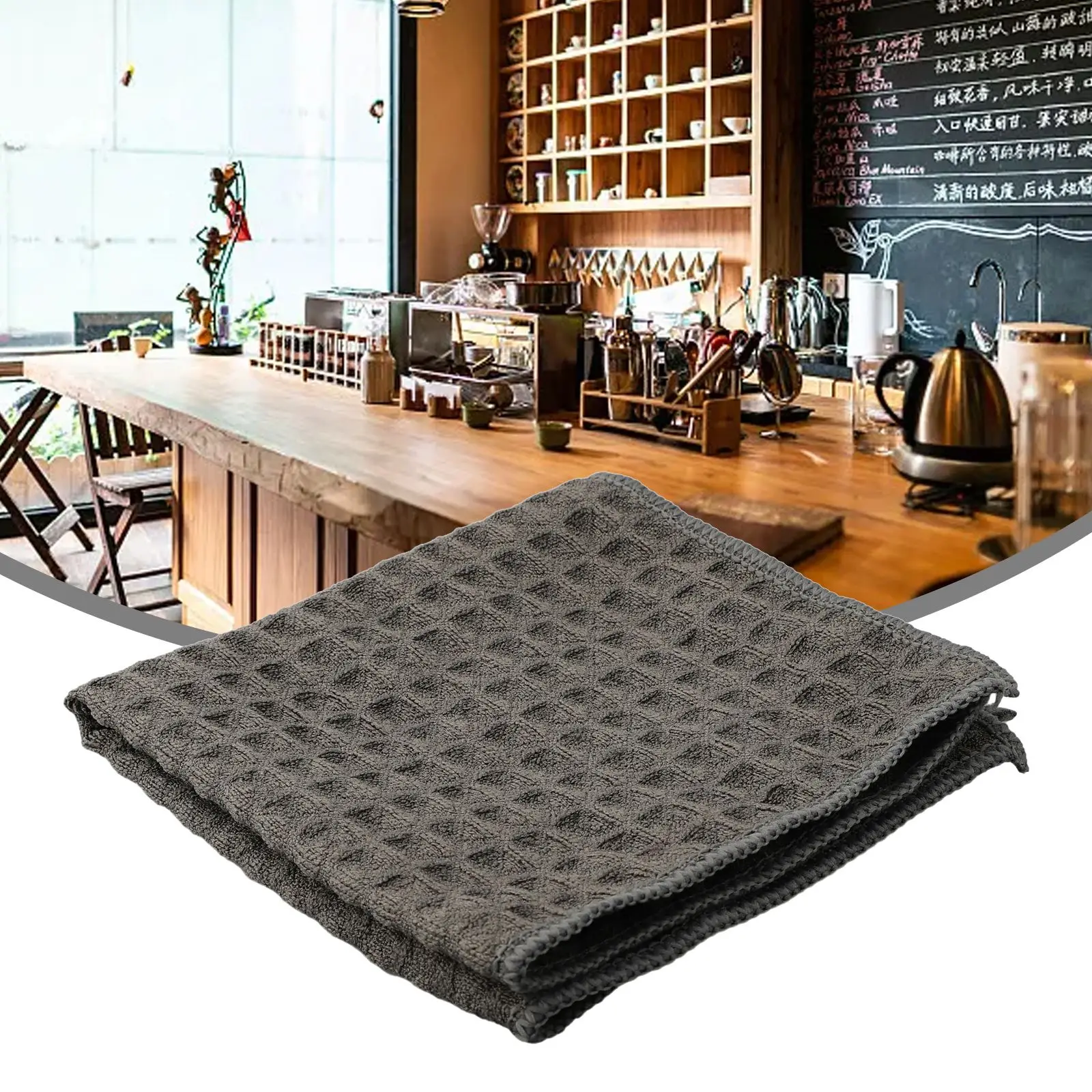Waffle Cloth Weave Matter Microfiber Soft Absorbent Quick Drying Towel Kitchen Dark Grey Light Grey Towel
Waffle Cloth Weave Matter Microfiber Soft Absorbent Quick Drying Towel Kitchen Dark Grey Light Grey Towel