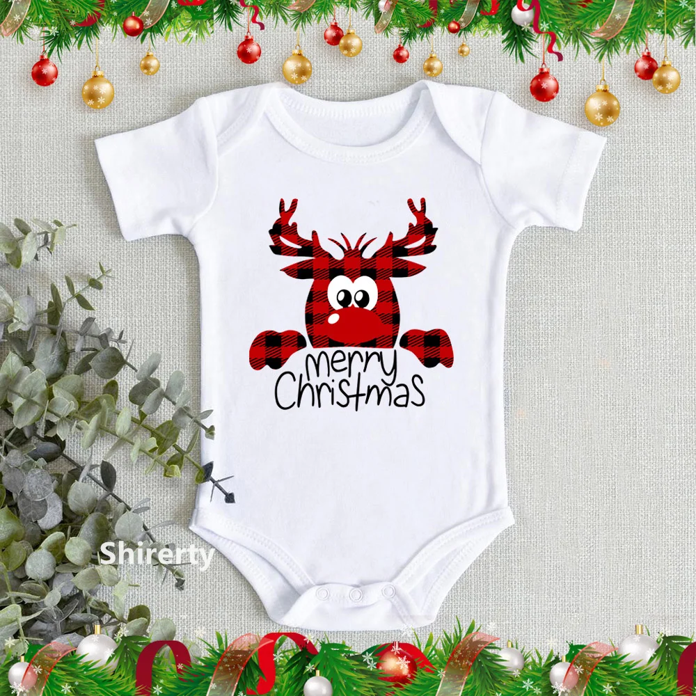 

My First Christmas Baby Jumpsuit Baby Cotton Christmas Bodysuit Unisex Christmas Bodysuits Merry Christmas Presents Baby Clothes