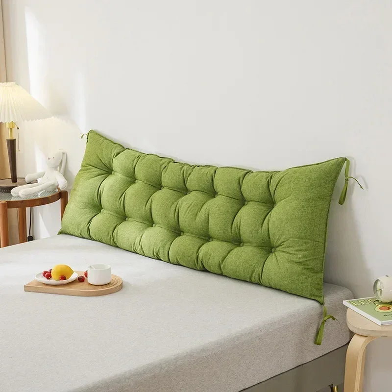 

1PC Sofa Long Cushion Headboard Reading Pillows Bedside Thicken Cushion Large Backrest Lumbar Pillows Back Support Tatami Pillow