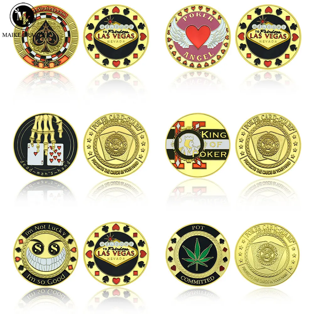 2022 Metal Poker Card Guard Protector Coin Casino Lucky Coin Texas Hold'em Chip Presser Poker Game Accessories Collectible Gift
2022 Metal Poker Card Guard Protector Coin Casino Lucky Coin Texas Hold'em Chip Presser Poker Game Accessories Collectible Gift