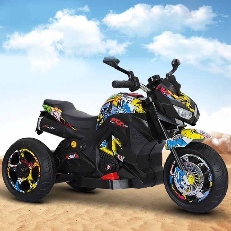 

New fashion children's battery motorbikes 3 wheel electric kids motorcyclecustom