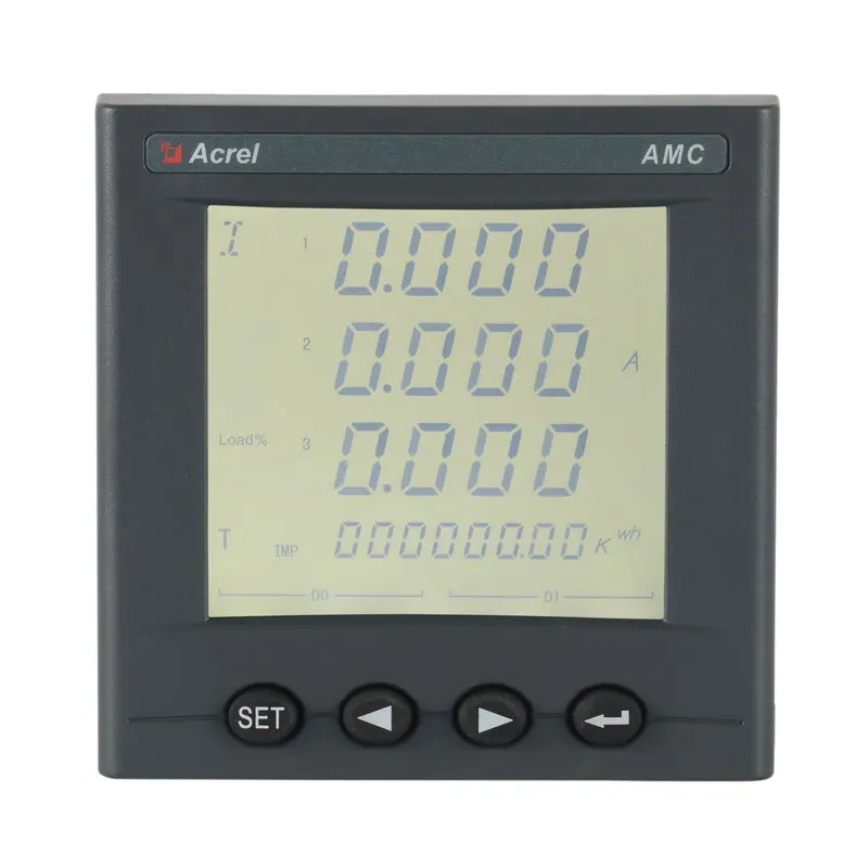 Интеллектуальное устройство для сбора и контроля электроэнергии Acrel AMC96L-E4/KC, 3-фазный 4-проводный статический измеритель кВт/ч переменного тока
Интеллектуальное устройство для сбора и контроля электроэнергии Acrel AMC96L-E4/KC, 3-фазный 4-проводный статический измеритель кВт/ч переменного тока