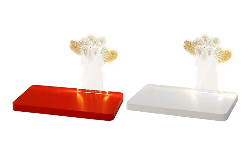3 Colors Ambiance Night Lamp For Bed Love Heart Shaped Acrylic Led Night Light Touch Color Table Lamp Birthday Valentine's Day
3 Colors Ambiance Night Lamp For Bed Love Heart Shaped Acrylic Led Night Light Touch Color Table Lamp Birthday Valentine's Day