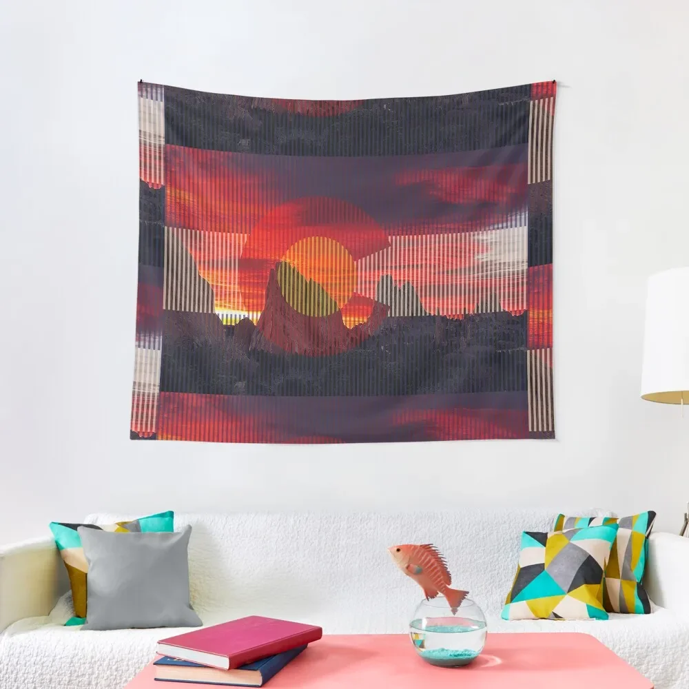 

Sunrise over Colorado at Garden of the Gods Tapestry Japanese Room Decor Bedroom Decor Tapestry