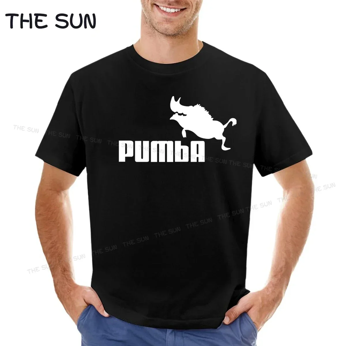 Мужская Летняя Повседневная Спортивная футболка Pumbaa с графическим принтом, мужские быстросохнущие футболки для спортзала, бега, фитнеса 
Мужская Летняя Повседневная Спортивная футболка Pumbaa с графическим принтом, мужские быстросохнущие футболки для спортзала, бега, фитнеса