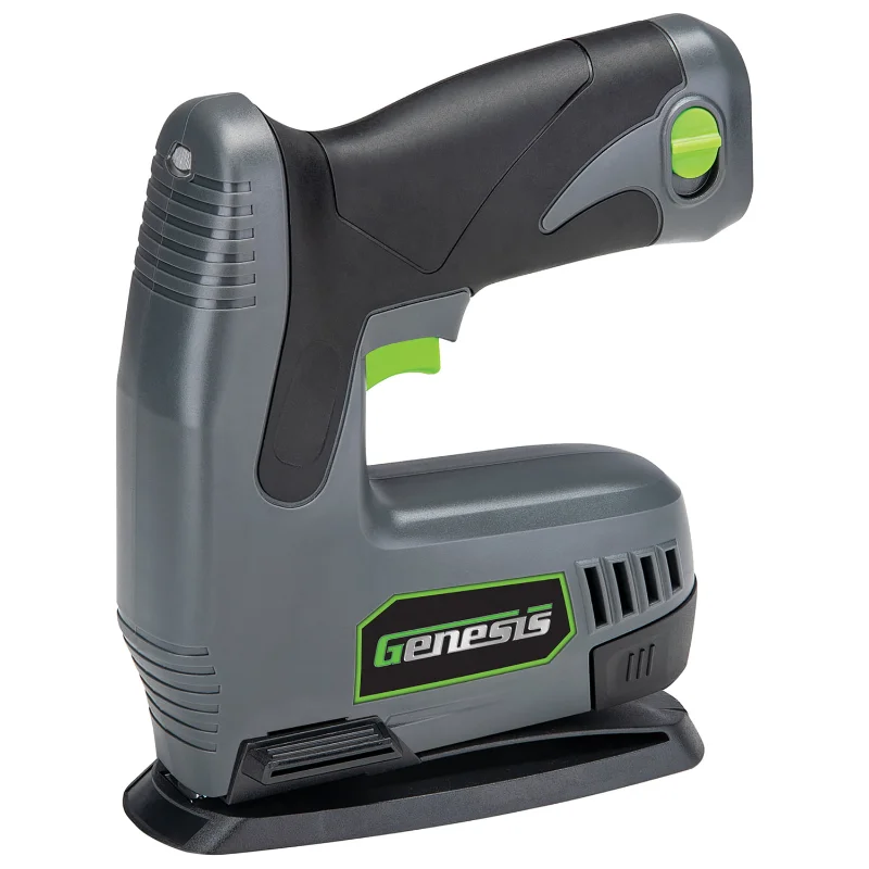 Li-Ion Cordless Electric Stapler, Nailer with Battery Pack, Charger, Staples Guns and Nails, Glsn08B, 8 Volt
Li-Ion Cordless Electric Stapler, Nailer with Battery Pack, Charger, Staples Guns and Nails, Glsn08B, 8 Volt