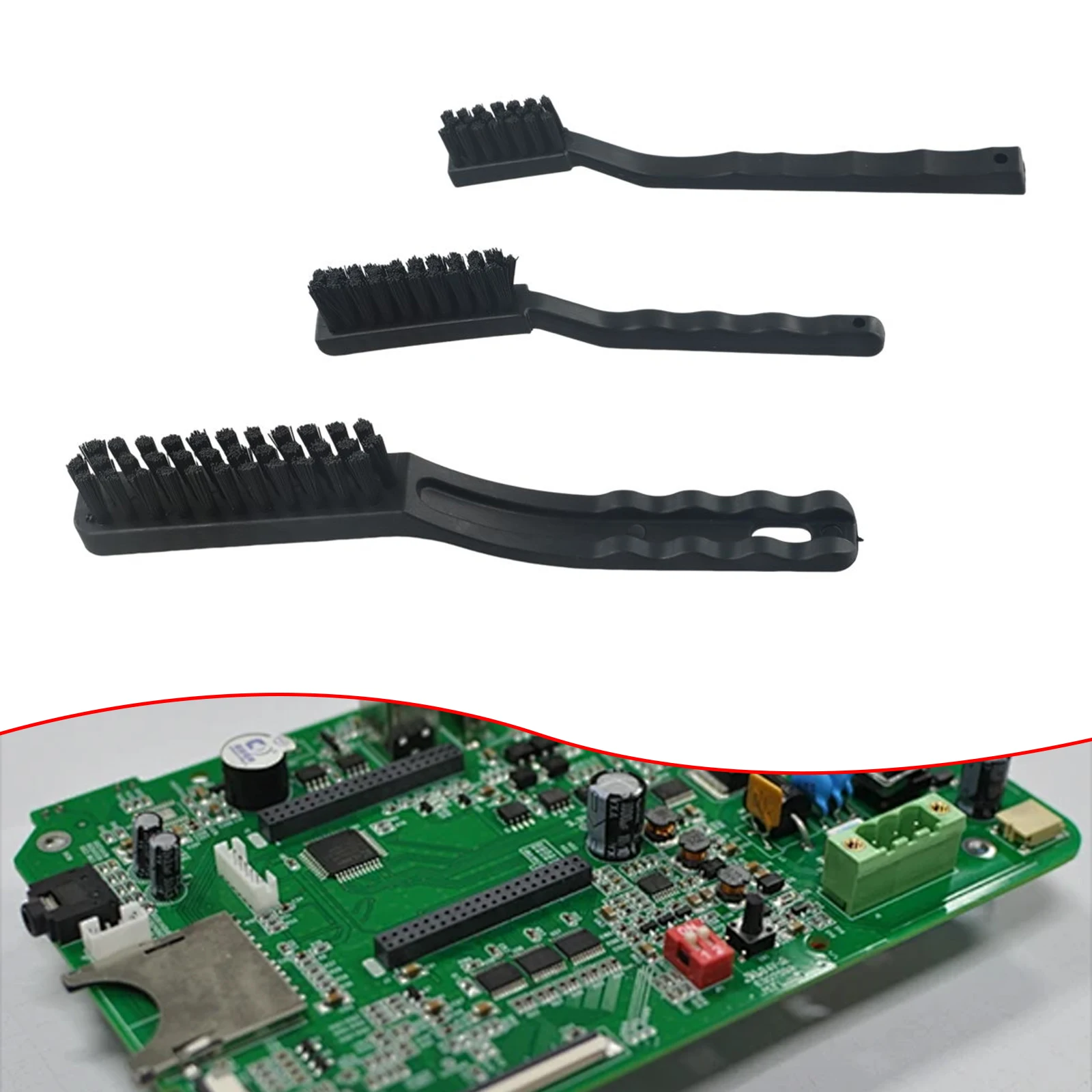 1/3pcs Cleaning Brush Plastic Brush Remove Dirt On PCB Anti-Static Brush Anti-Static For PCB Circuit Board Cleaning Tool Brush
1/3pcs Cleaning Brush Plastic Brush Remove Dirt On PCB Anti-Static Brush Anti-Static For PCB Circuit Board Cleaning Tool Brush