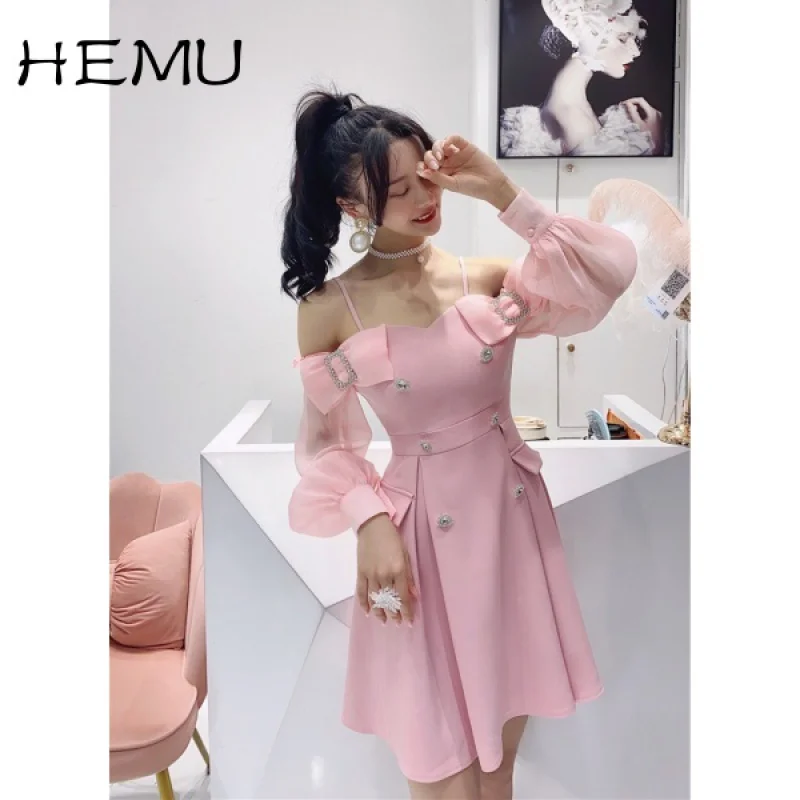 Hemu Waist-Tight Fashionable Skirt Spring 2021 New Korean Fashion Casual Retro Strap Mini Dress
Hemu Waist-Tight Fashionable Skirt Spring 2021 New Korean Fashion Casual Retro Strap Mini Dress