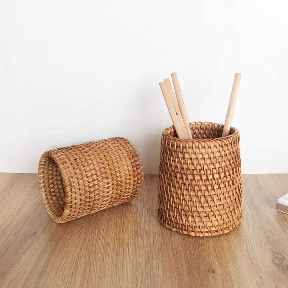 Stationery Storage Wood Vine Rattan Pen Holder Cosmetic Holder Multifunctional Hand Woven Pen Holder Minimalism Handmade
Stationery Storage Wood Vine Rattan Pen Holder Cosmetic Holder Multifunctional Hand Woven Pen Holder Minimalism Handmade