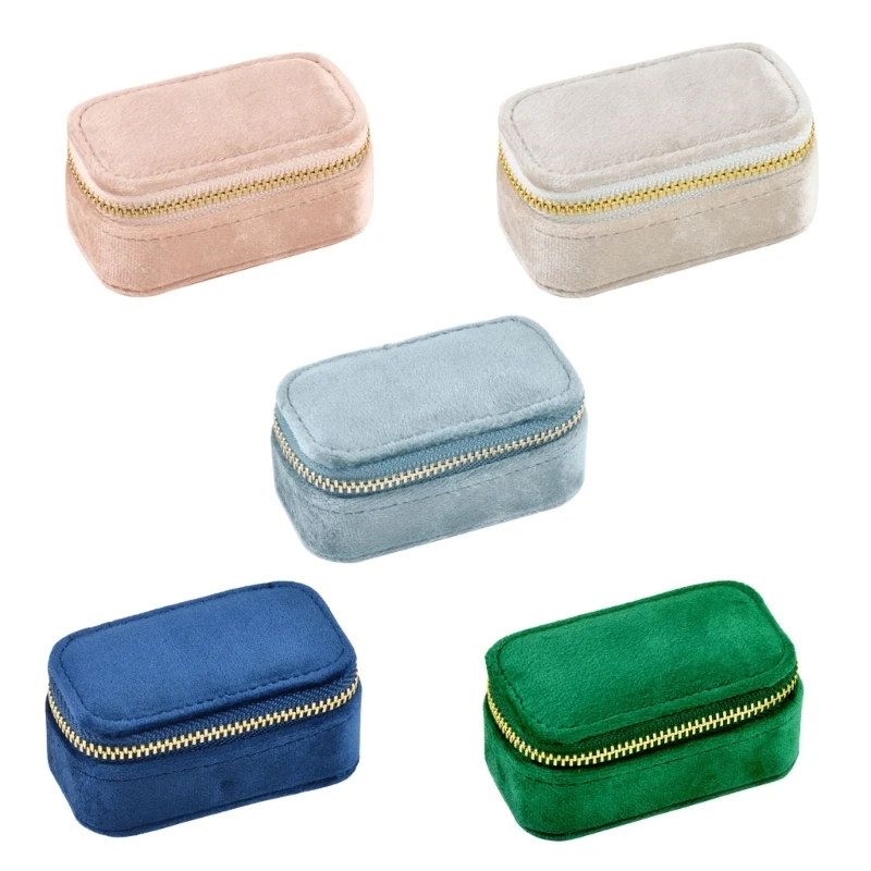 Mini Jewelry Box with Zipper Sealing Ring Storage Box Household Supplies for Adults Women Girl Ring Earring
Mini Jewelry Box with Zipper Sealing Ring Storage Box Household Supplies for Adults Women Girl Ring Earring