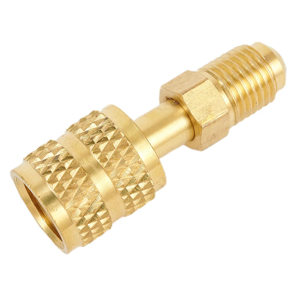 2pcs Car AC Cool R410a Adapter 5/16" SAE Female Quick Couplers To 1/4" SAE Male Flare Valve System Refrigerant
2pcs Car AC Cool R410a Adapter 5/16" SAE Female Quick Couplers To 1/4" SAE Male Flare Valve System Refrigerant