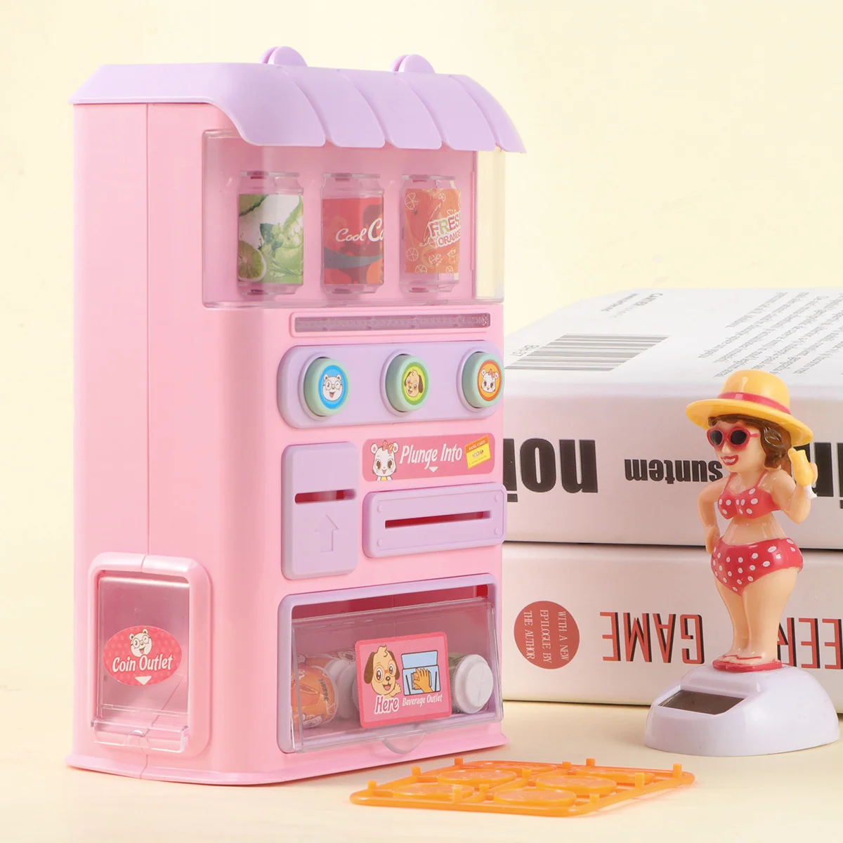 

Торговый автомат, игрушечный симулятор, торговый автомат со встроенным звуковым эффектом, забавная обучающая игрушка, 1 комплект