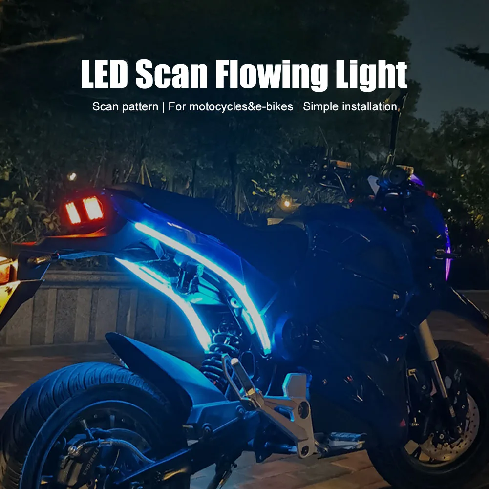 1 Pair LED Strip Light 7 Color Flexible LED Scan Turn Signal Strip APP Control Flowing Light Daytime Running Light Car Headlight
1 Pair LED Strip Light 7 Color Flexible LED Scan Turn Signal Strip APP Control Flowing Light Daytime Running Light Car Headlight