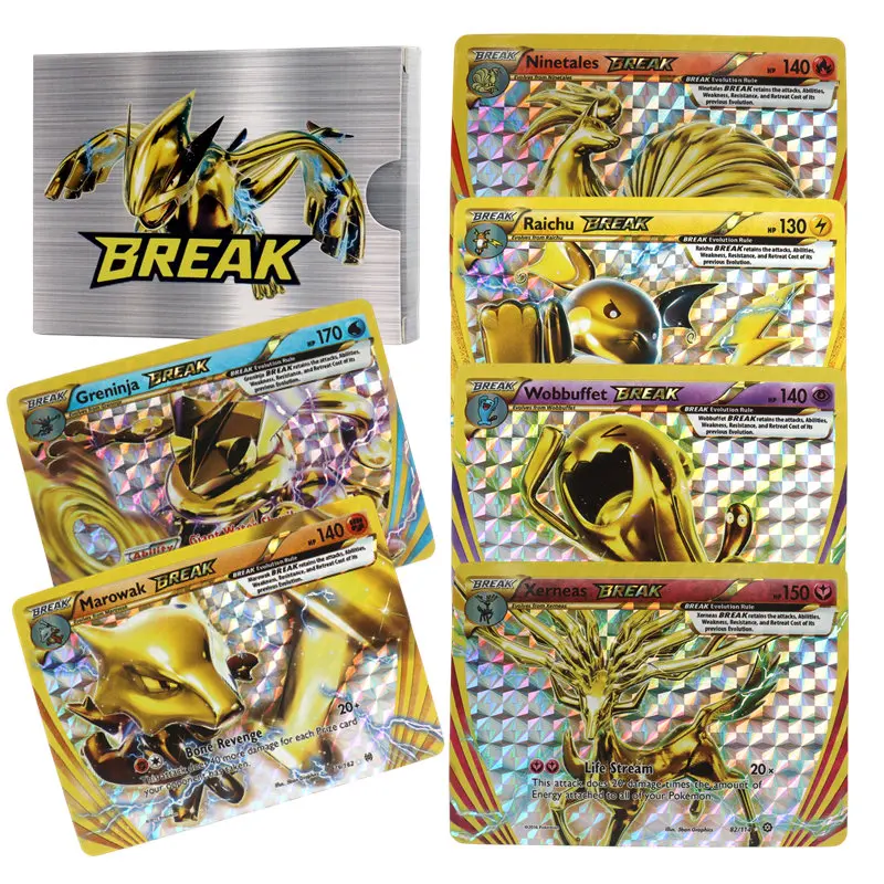 35Pcs Pokemon TCG XY Break Card Golden Arcanine Ho-Oh Lugia Greninja Trevenant Rare Card Collection
35Pcs Pokemon TCG XY Break Card Golden Arcanine Ho-Oh Lugia Greninja Trevenant Rare Card Collection