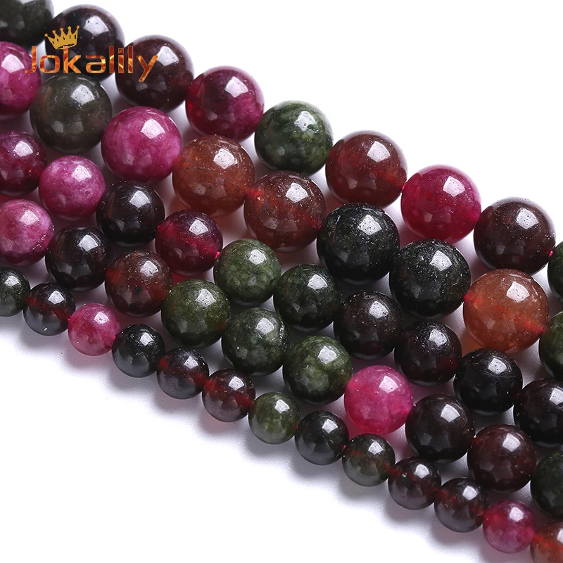 Natural Dark Color Tourmaline Jades Beads Round Loose Spacer For Jewelry Making Stone Beads Diy Bracelets Necklaces 6 8 10mm 15"
Natural Dark Color Tourmaline Jades Beads Round Loose Spacer For Jewelry Making Stone Beads Diy Bracelets Necklaces 6 8 10mm 15"