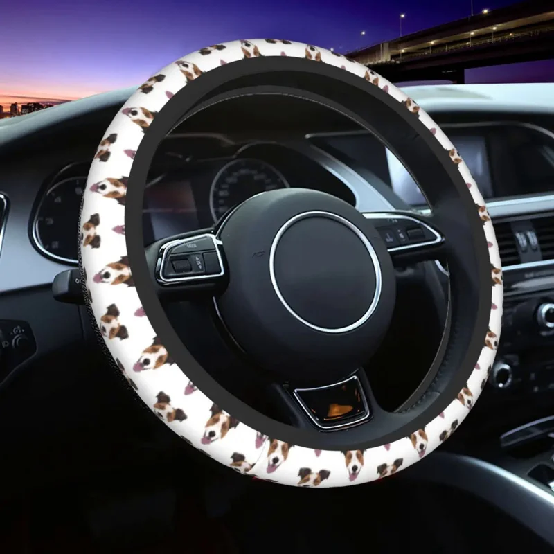 Jack Russell Terrier Dog Car Steering Wheel Cover 37-38 Anti-slip Auto Steering Wheel Protector Car-styling Interior Accessories
Jack Russell Terrier Dog Car Steering Wheel Cover 37-38 Anti-slip Auto Steering Wheel Protector Car-styling Interior Accessories