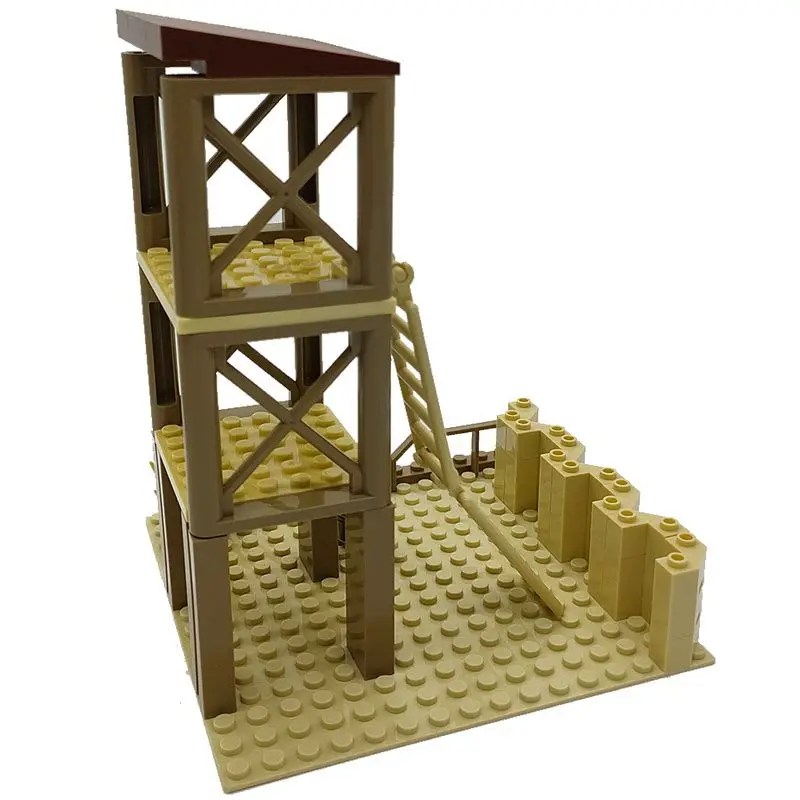 WW2 Military Model Desert Watchtower DIY Accessories Building Blocks Bricks Toys Gifts
WW2 Military Model Desert Watchtower DIY Accessories Building Blocks Bricks Toys Gifts